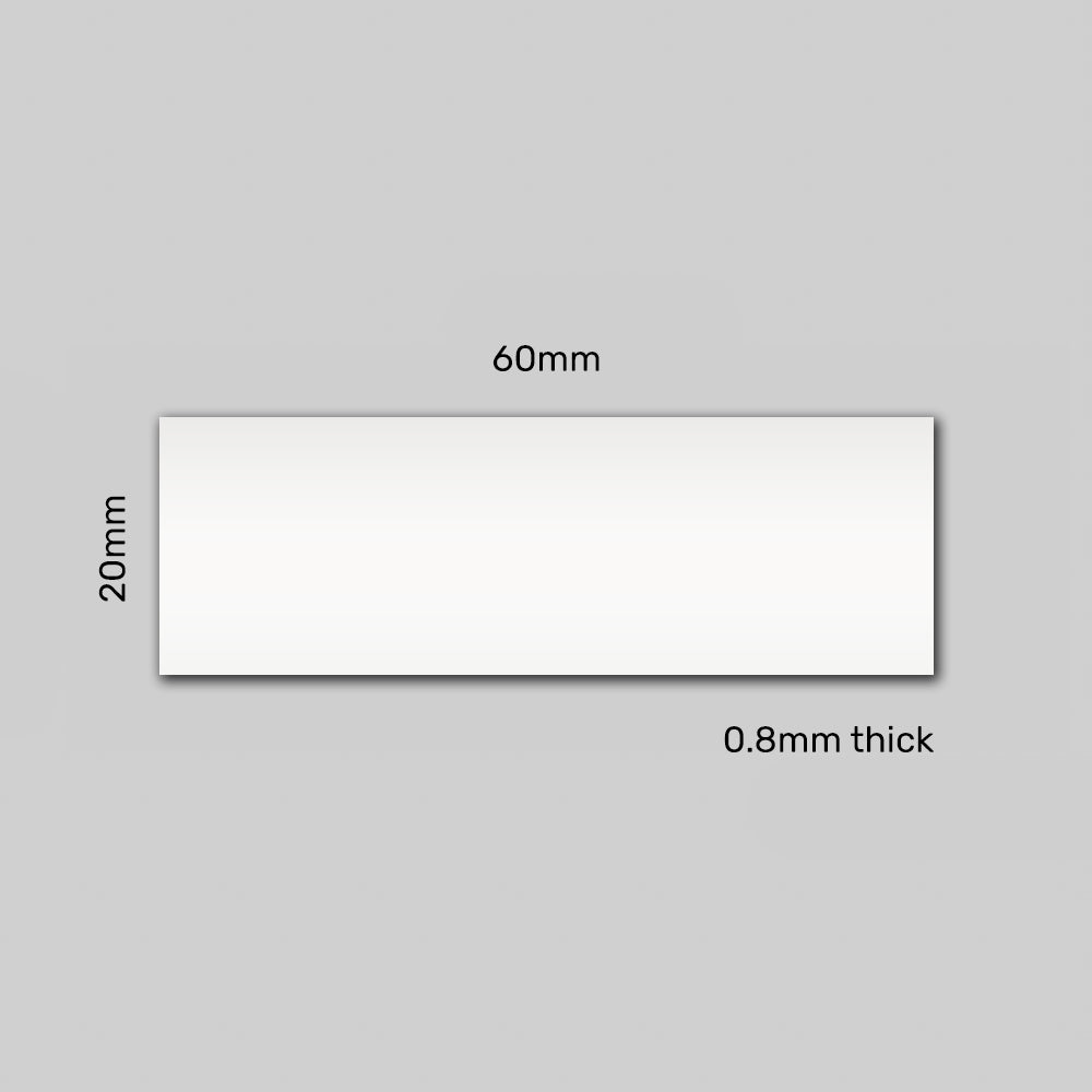 Coavoo Tinned Copper Flat Bar 6mm X 60mm X 1143mm 0.24