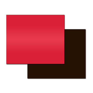 Red Magnetic Label – 130mm x 110mm x 0.8mm