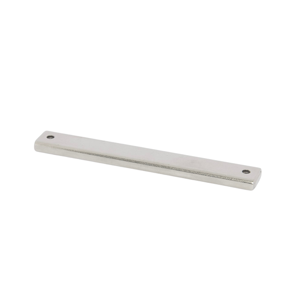 Neodymium Rectangular Pot Magnet with Countersunk Holes - 100mm x 13.5mm x 5mm