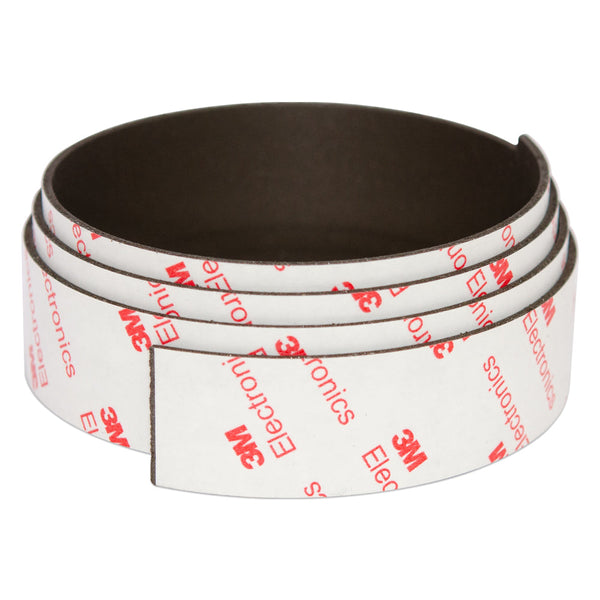 Neodymium Magnetic Strip - 25mm x 1.5mm | 2 Metres | 3M Adhesive Tape