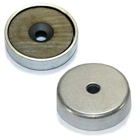 Ferrite Pot Magnet - 25mm x 8mm
