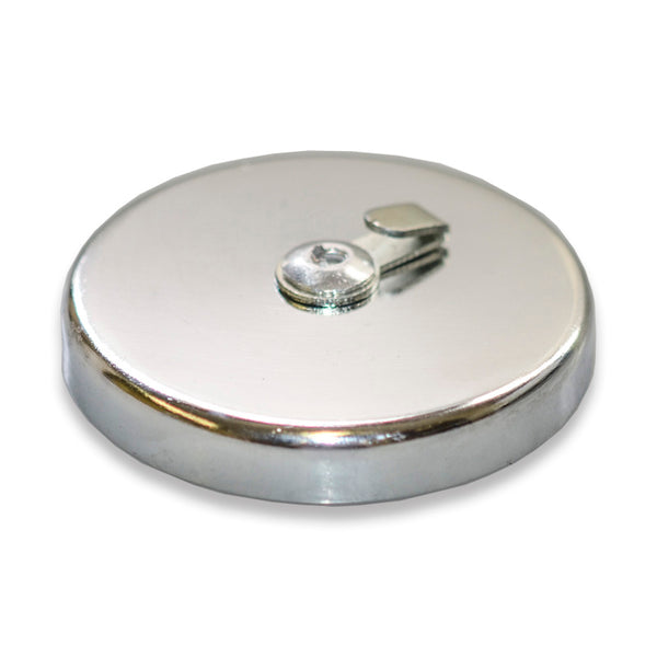 Round Base Magnet with Flat Hook