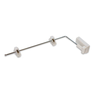 POS Sign Holder | L Bar with Magnetic Base + 2 Clips
